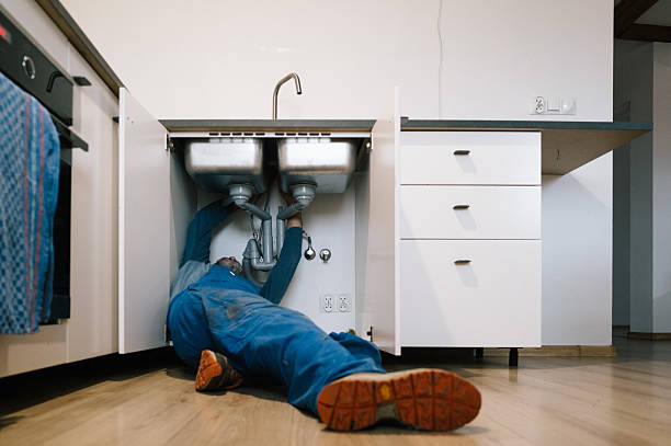 Professional Emergency Plumber technician working in Roxboro, NC